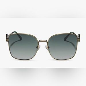 DIFF-House Of The Dragon ANTIQUE GOLD/GREEN GRADIENT- POLARIZED sunglasses-NEW